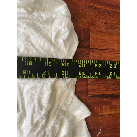 Free People Beach Womens Blouse Top cover Up Sz S Ruffle Summer Travel Fun Modal - Picture 8 of 10